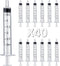 40 PCS 3 ml Plastic Syringes, Individually Packaged for Scientific Labs, Experiment Refilling, Watering