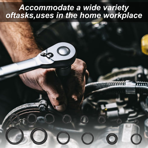O Ring Assortment Kit, 360 Pcs Rubber Washer O-Rings, 24 Sizes for Faucet, Hose, Automotive Repair
