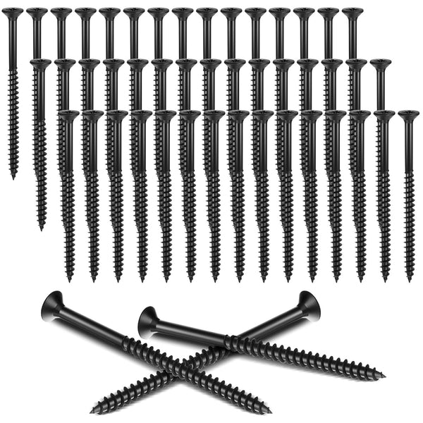 48 Pcs Oil Rubbed Bronze Wood Screws 9 x 3 Inch Extra Long Security
