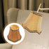 5 Inch jojofuny Retro Cloth Lamp Shade Cover for Floor Lamp, Vintage Style Clip-on Fitter, Replacement shade