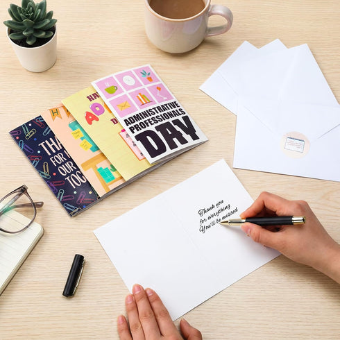 50 Pack Gersoniel Administrative Professional Day Cards Happy Administrative Professional Day Assistants Gift Secretary