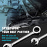SPEEDWOX 10 Pcs Mini Combination Wrench Set, 4-11mm Open and Box End for Automotive and Home