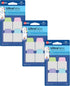 Avery Ultra Tabs: Mini Tabs, 1" x 1.5", 2-Side Writable, Assorted Pastel Colors, 40 Tabs Per Pack, 3-Pack Total