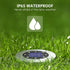 12 Pack OULONGER Solar Lights Outdoor Waterproof, Solar Ground Lights with Large Capacity Battery, High Efficiency