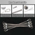PUSNMI 2mm 12inch 10 Packs Stainless Steel Cable with Loops, Vinyl Coated Wire Rope Lanyard Lock Security Chains