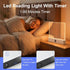 3 QCQHDU Smart Led Reading Light, Book Lights for Reading at Night, Rechargeable Clear Flat Reading Lights with Colors