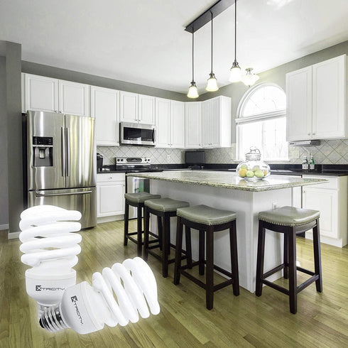 Xtricity Compact Fluorescent Light Bulb T2 Spiral CFL, 23W (100 Watt Equivalent), 5000k Daylight, 1520 Lumens, E26