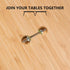 Countertop Connector,Furniture Fastening Connectors Table Top Fasteners Countertop Flip Connector Joint Connector Bed Connecting Kit & Furniture Drawbolt Pack Miter Draw Bolt?5/16" x 3-1/2" (12PCS)?