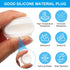 PATIKIL 30 Pcs 5mm Diameter Silicone Round Snap, Locking Furniture Hole Plug for 2.5-5mm Hole