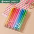 Kaco 20 Pieces Ballpoint Pens, 1.0mm Medium Point, Black Ink, 20-Count Pack for Journaling, Note Taking