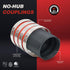 Supply Giant 37522CS No-Hub Coupling Heavy Duty Colored Shield, 3 inch, Red