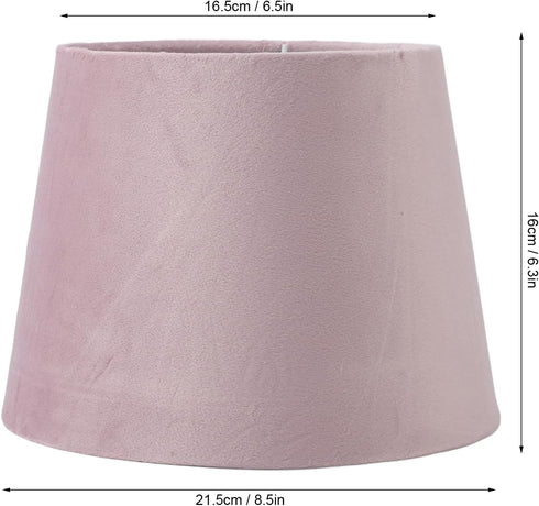 E27 E14 Small Lamp Shade, Table Floor Light Fabric Lampshade, Dual Use Hand Crafted Conical Shade, Soft Light for Home
