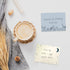 Boho Crystal Magic Sticky Note Assortment, Set of 6, 4" x 3" Blue Tan Repositionable Pads, Made in The USA