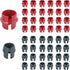 50 Pcs 1/2 and 3/4 Inch Non-Metallic Cable Connectors, Snap Style for Single and Two Cables