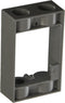 1-Gang Weatherproof Extension Adapter, Two 1/2 in. Threaded Outlets, Gray by BELL