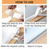 White Caulk Tape, Waterproof Self Adhesive Sealer Strip for Toilet Base, Shower, Wash Basin, Easy to Use