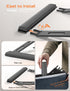 LOXP (10-17") Laptop Stand for Desk, Metal Laptop Stand with Wrist Support, Ergonomic Detachable Laptop Riser, Aluminum