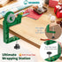 MONMEE Dispenser2 Pack 2 Tabletop Gift Wrapping Tool with Tape Adjustable Wrapping Paper Table Clamps with TapesPerfect