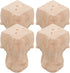 SHERCHPRY 4pcs Solid Wood Furniture Legs Couch Feet Replacement Dresser Legs with