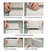 binifiMux 90pcs Crib Screws Furniture Cam Lock Connecting Screws Nuts Assortment Kit for Cabinets, Chairs, Boards,