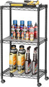 SINGAYE 3 Small Wire Shelves Kitchen Pantry Close Home Organizers and Storage