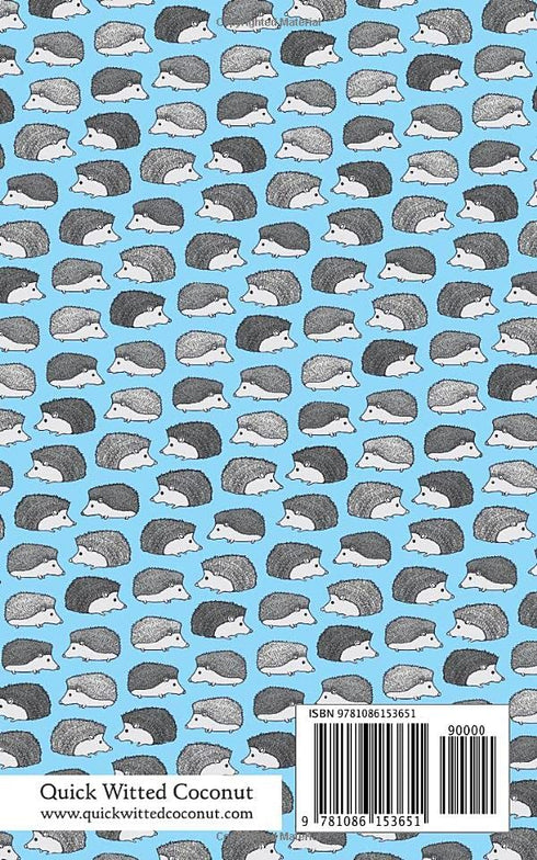 Hedgehog Notebook - Ruled Pages - 5x8 - Premium: (Blue Edition) Fun notebook 96 ruled/lined pages (5x8 inches / 12.7x20.3cm / Junior Legal Pad / Nearly A5)