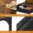 VYUOL Printer Stand with Storage for Desk, with Fabric Drawer Desktop Printer Stand Shelf Organzier for Home Office