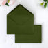 PONATIA 50 Pack A4 Olive Green Envelopes, 4 1/4 x 6 1/8, Perfect for Gift Cards & Wedding Details