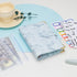 A6 Budget Binder Leather Cash Envelopes Money Saving Binder with Zipper Envelopes for Budgeting Blue
