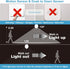 ORALUCE Motion Sensor Light Bulbs Indoor Outdoor 60 Watt Equivalent, A19 E26 9W Motion Activated LED Bulb 6000K Cool
