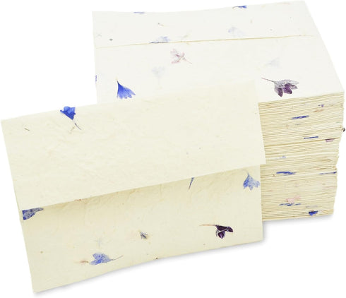Kathmandu Valley Co. Handmade Lokta Paper Envelopes - 4x6 inch for Wedding Invitations, 100 Pack