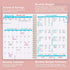 Budget Planner - Monthly Finance Organizer with Expense Tracker Notebook, A5, Rose, 1 Year Use