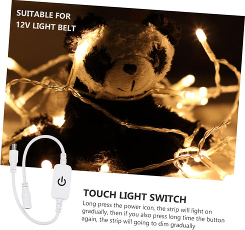 Dimmer 11.81X0.78X0.11In Uonlytech Touch Switch Led Light Inline Controller for Adjustable Brightness Under-Cabinet