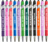 PASISIBICK 12 Pieces Funny Sarcastic Ballpoint Pens - Office Snarky Touch Screen Stylus Pen, Black Ink (12 Color,
