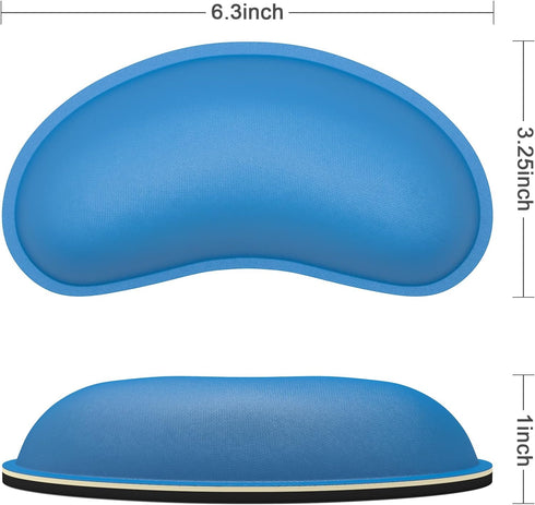 Dapesuom Mouse Wrist Rest, Ergonomic Memory Foam Mouse Wrist for Computer Desk Mats Support, Hand Rest Pad Cushion