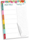 bloom daily planners Weekly Meal Planning Pad, Magnetic Refrigerator Menu Planner with Grocery Shopping Lists
