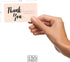 easykart labels 120 Thank You Cards for Supporting My Small Business, Gold Foil Business Card Size 3.5" x 2"