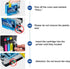 DOUBLE D Upgraded LC20E Compatible Replacement Ink Cartridges (8 Pack) for Brother MFC-J985DW, J775DW Printers