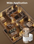 HOTEKME Dimmable 2 Pack 3000K Night Lights Plug into Wall, LED Night Light with Dusk to Dawn Sensor, Plug in Night