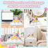 MeCids Pencil Holder for Desk, Acrylic Rainbow Supply Caddy for Home, Classroom, Office Storage, Art Supplies Organizer