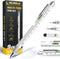 KEZKALS 9 in 1 Multitool Pen, Birthday Gifts for Men, Cool Gadgets Tools for Dad Him Boyfriend Graduation