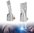 2Pcs Welding Gun Flat Nozzle - Stainless Steel Alloy Tips for Hot Air Torch Gun Soldering Supplies