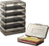 Sooez 6 Pack Pencil Box, Hard Pencil Boxes for School Supplies Bulk,