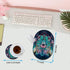 RVHOEZZM Set, Personality Mouse Pad with Coaster Colorful Mandala Fashion Design Mouse Pad Non-Slip Rubber Gaming Mouse