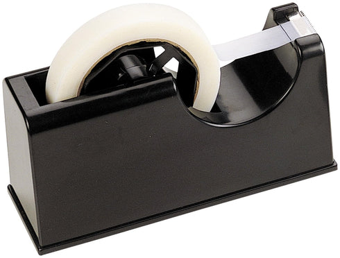 Officemate Heavy Duty Tape Dispenser, 2-in-1 for 1-Inch and 3-Inch Core, Black (96699)
