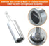 3-5/8" Slotted Sidewalk Driver - Durable Hurricane Shutter Drill Bit