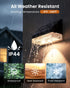 8 Pack, VOLISUN Fence Lights Solar Powered Dusk to Dawn Solar Fence Lights Outdoor Waterproof with Warm White LED Spot
