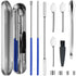Artcome 12 PCS Capsule Filling Tool Kit for Pill Filler - Lab Scoops, Long Spoon, Herb Tamper, Ideal for Medication