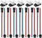 SUPERNIGHT 3 Pin Connector for WS2811 WS2812 WS2812B SK6812 LED Strip Lights, 7 Pairs JST SM Male Female Plug Cables