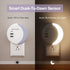 Dimmable 3 ROOTOMA Led Night Light Plug Into Wall, Night Light for Kids with USB Wall Charger Ports,Smart Dusk to Dawn